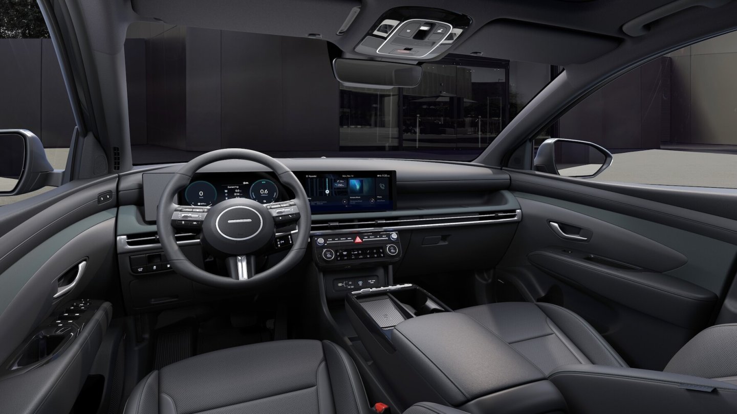 Das Armaturenbrett des Hyundai Tucson wurde komplett umgestaltet.