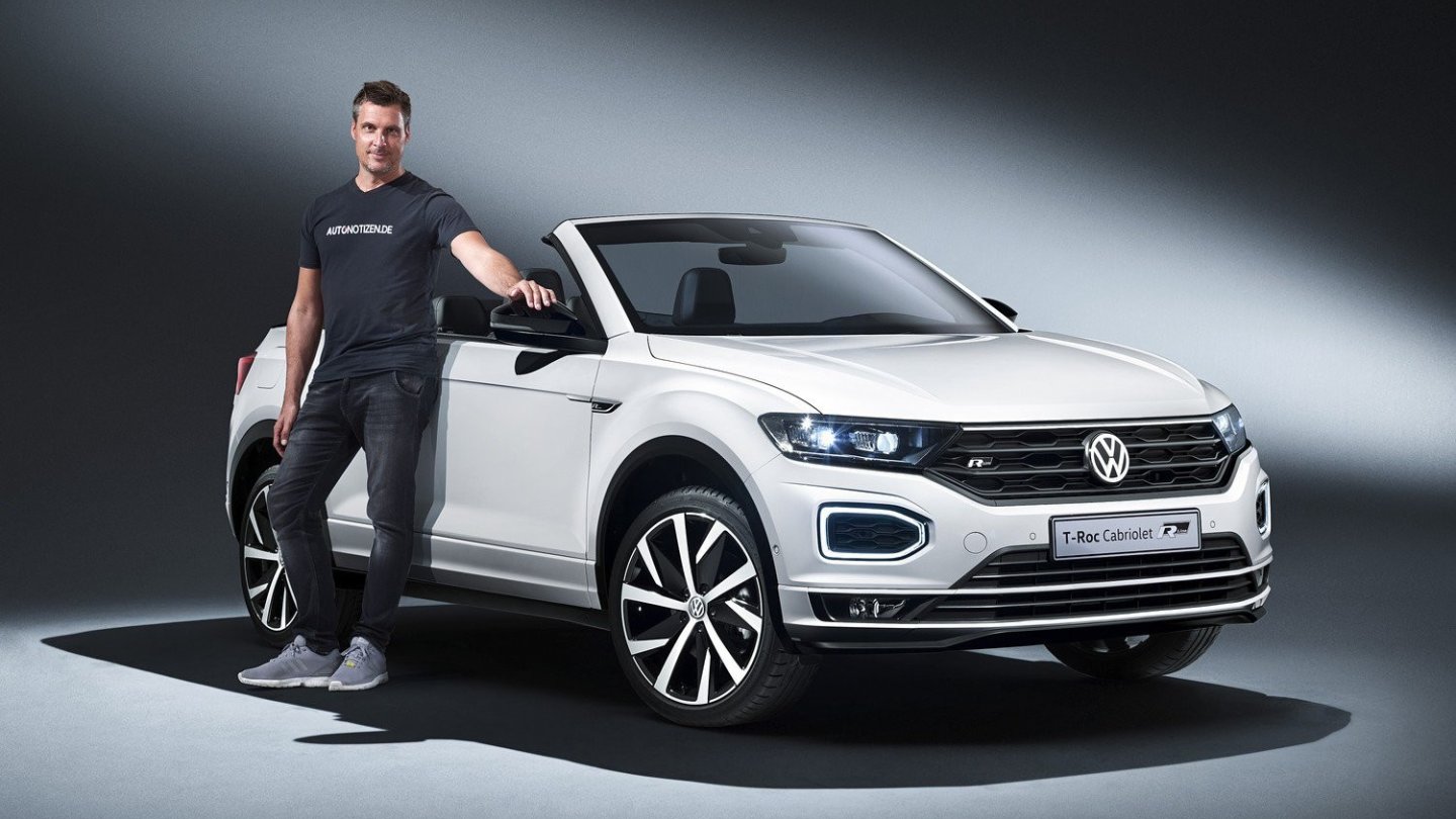 Das VW T-Roc Cabriolet kommt 2020 in den Handel.