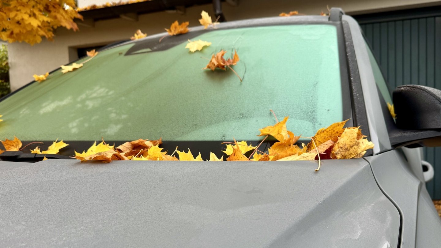 Schon jetzt im Herbst können die Scheiben des Autos nachts zufrieren.