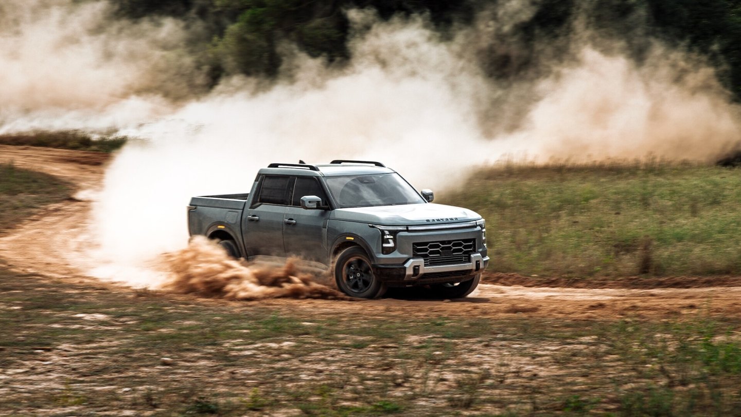 Der Pick-up von Santana soll Staub aufwirbeln. Die Basis liefert Dongfeng aus China.