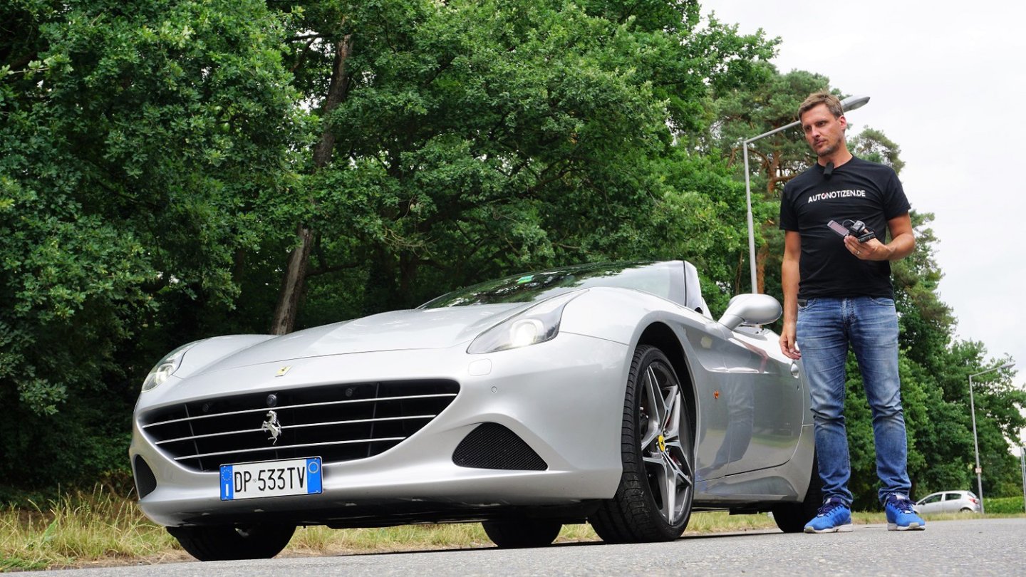 Einer der exklusiveren Testwagen. Ferrari California T.