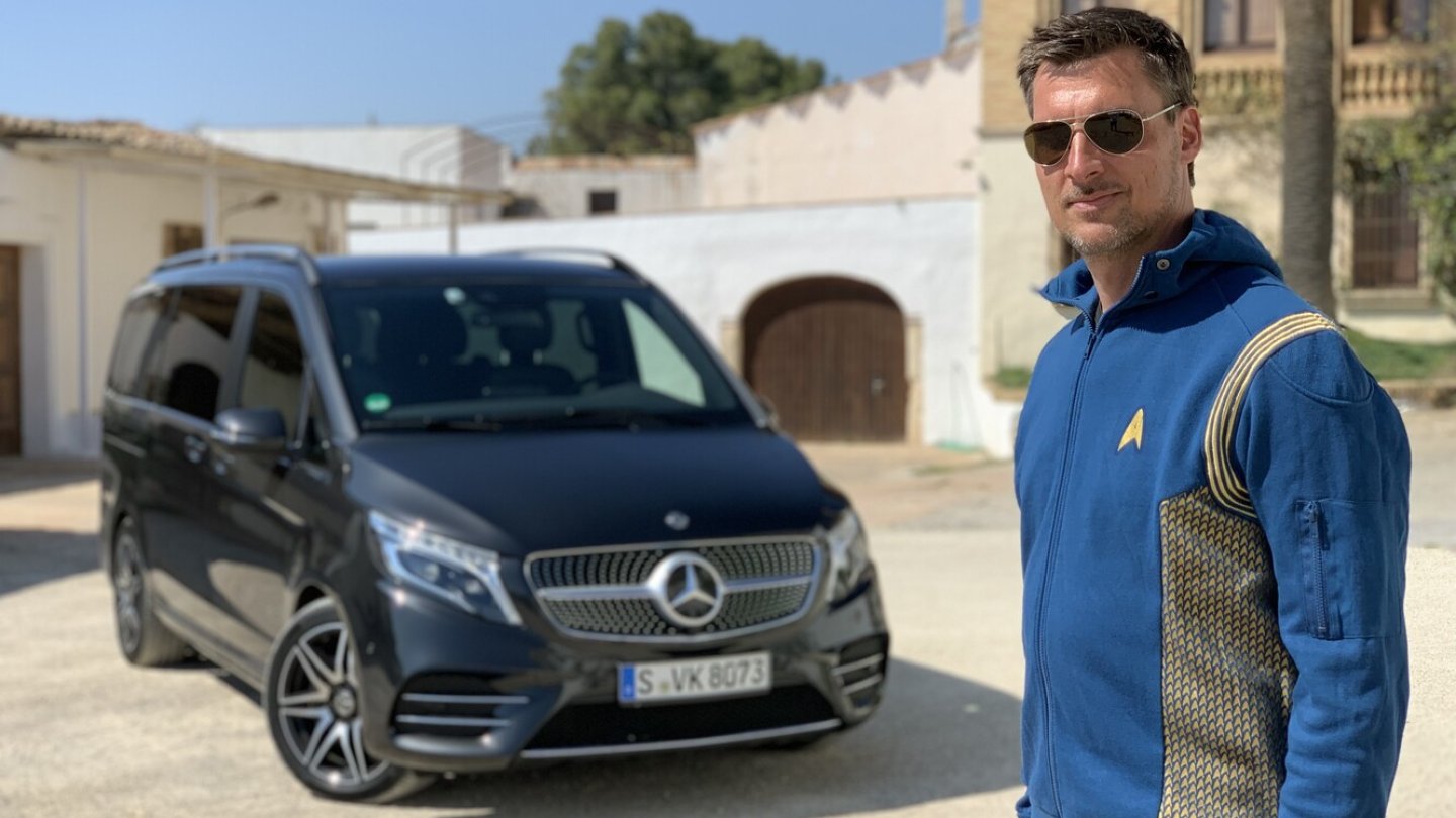 Einmal im Sternenkreuzer unterwegs: Das Facelift der Mercedes V-Klasse.