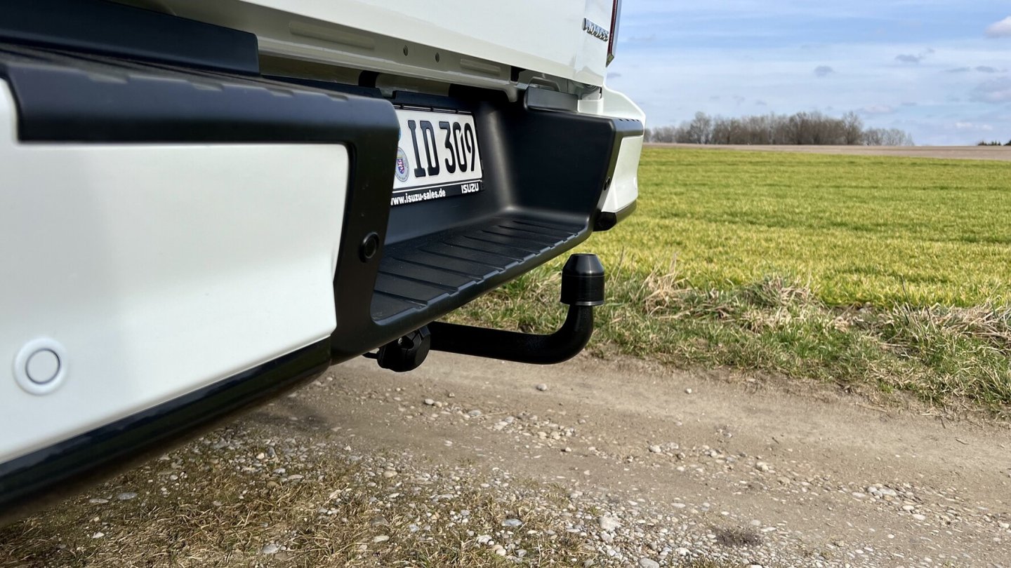 Kleiner Haken, große Zahlen: 245 kg Stützlast, 3,5 Tonnen Anhängelast.