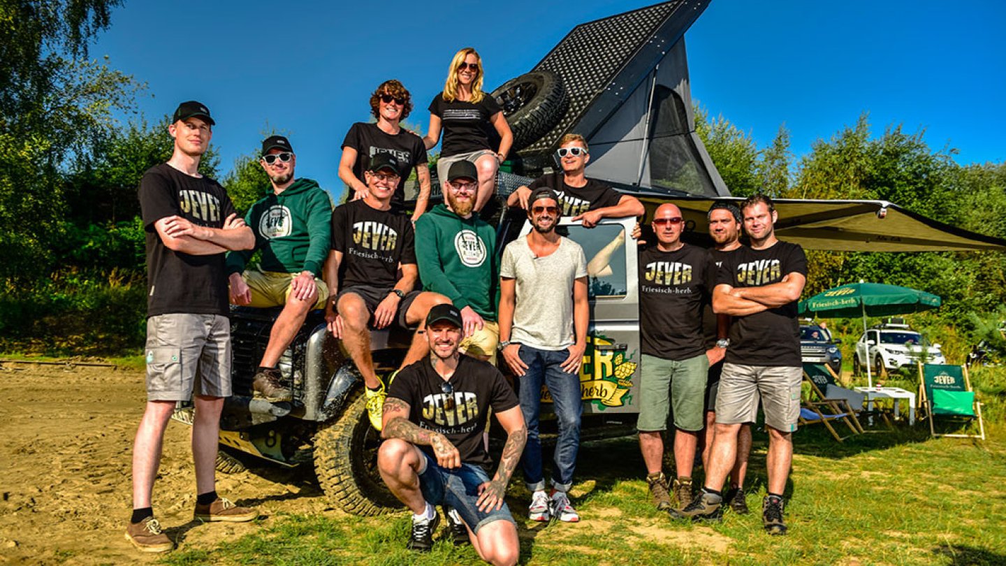 Eines ist sicher: Der Jever Defender wurde standesgemäß eingefahren.