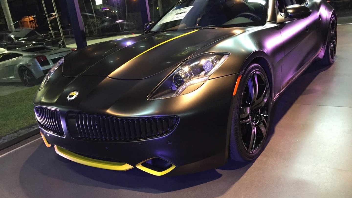 Hier ist der Fisker Karma zu sehen, das 2016er Modell soll leichte Änderungen bekommen