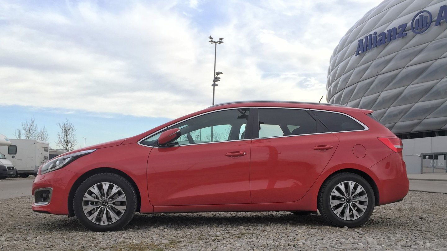 Der Kia cee'd gefällt mir einem ruhigen und in sich stimmigen Design.