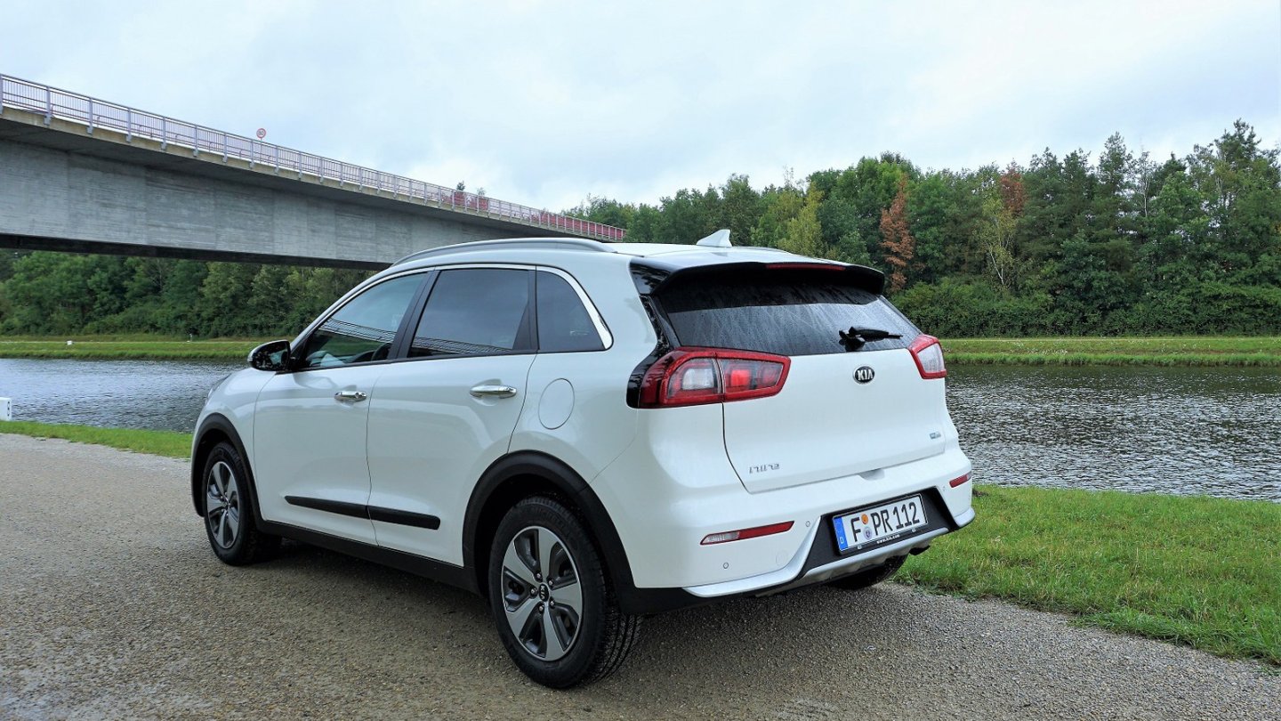 Auch das Heck des Niro spricht eine klare Sprache.