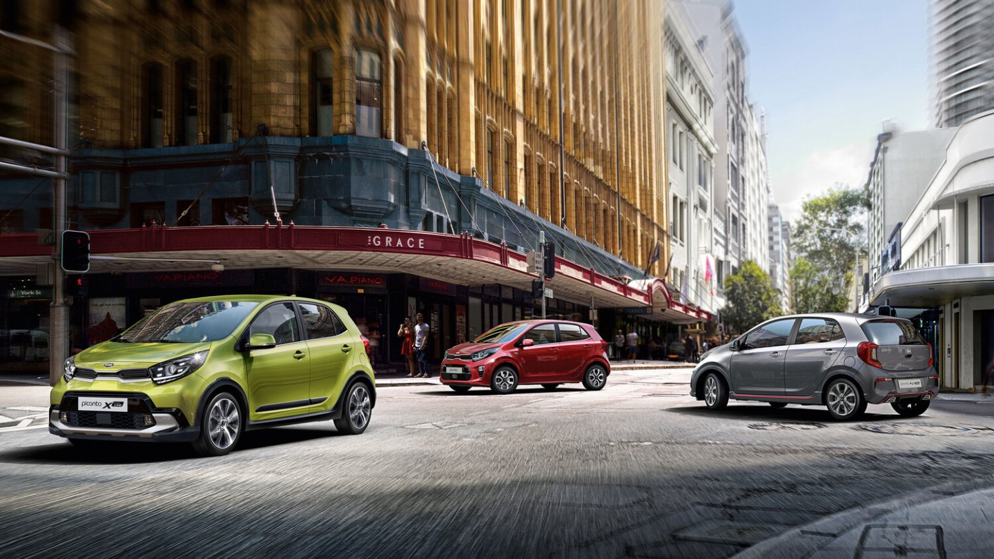 X-Line, Normalversion und GT-Line. Die neuen Picantos.