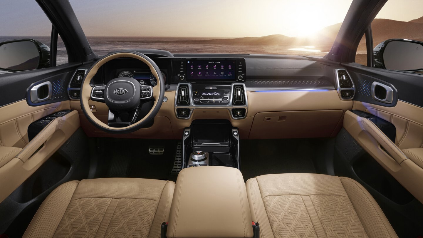 Auch der neue Kia Sorento bekommt das UVO Connect Infotainmentsystem.