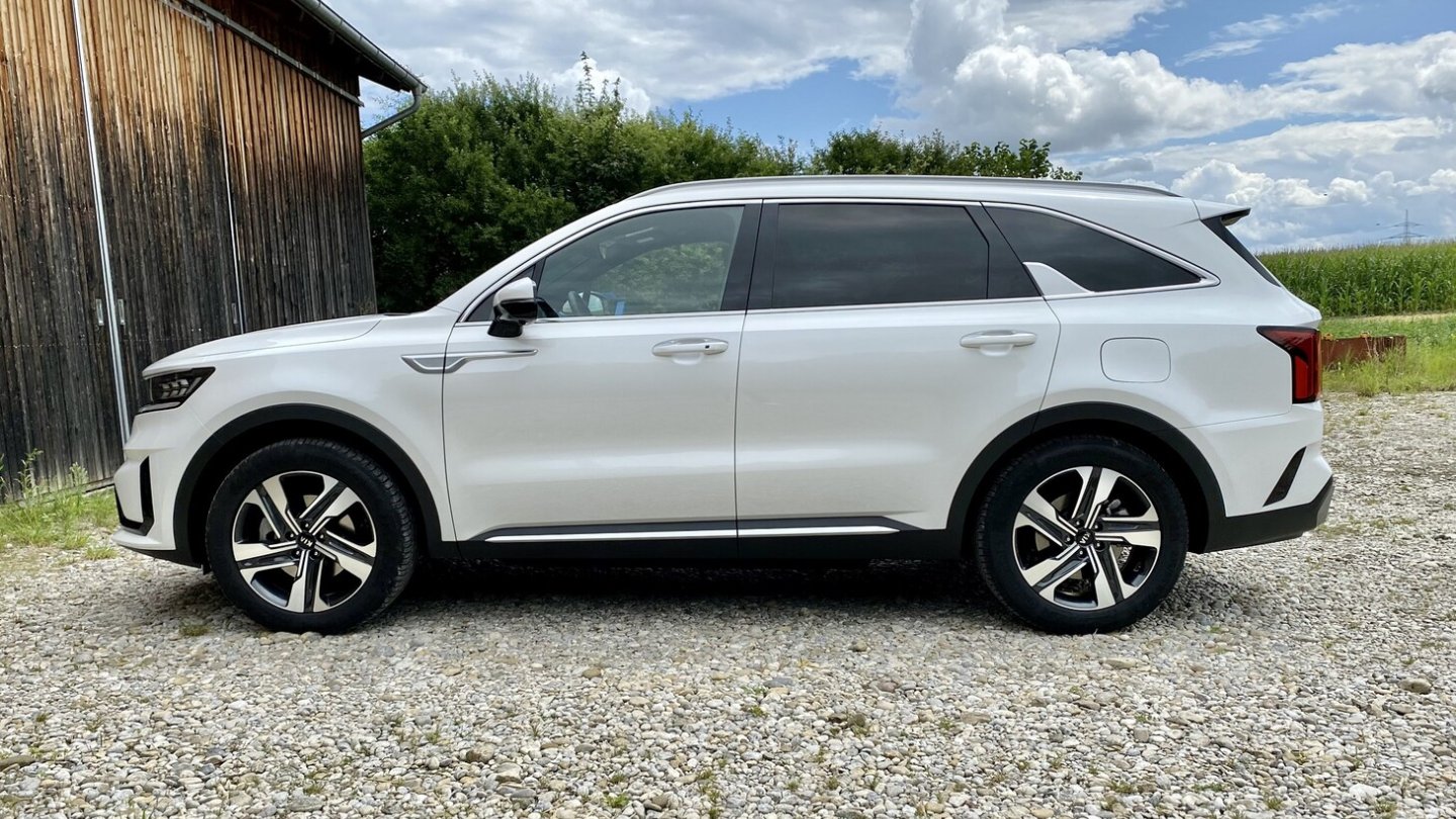 Stattliche Erscheinung: Der Kia Sorento ist 4,81 Meter lang.