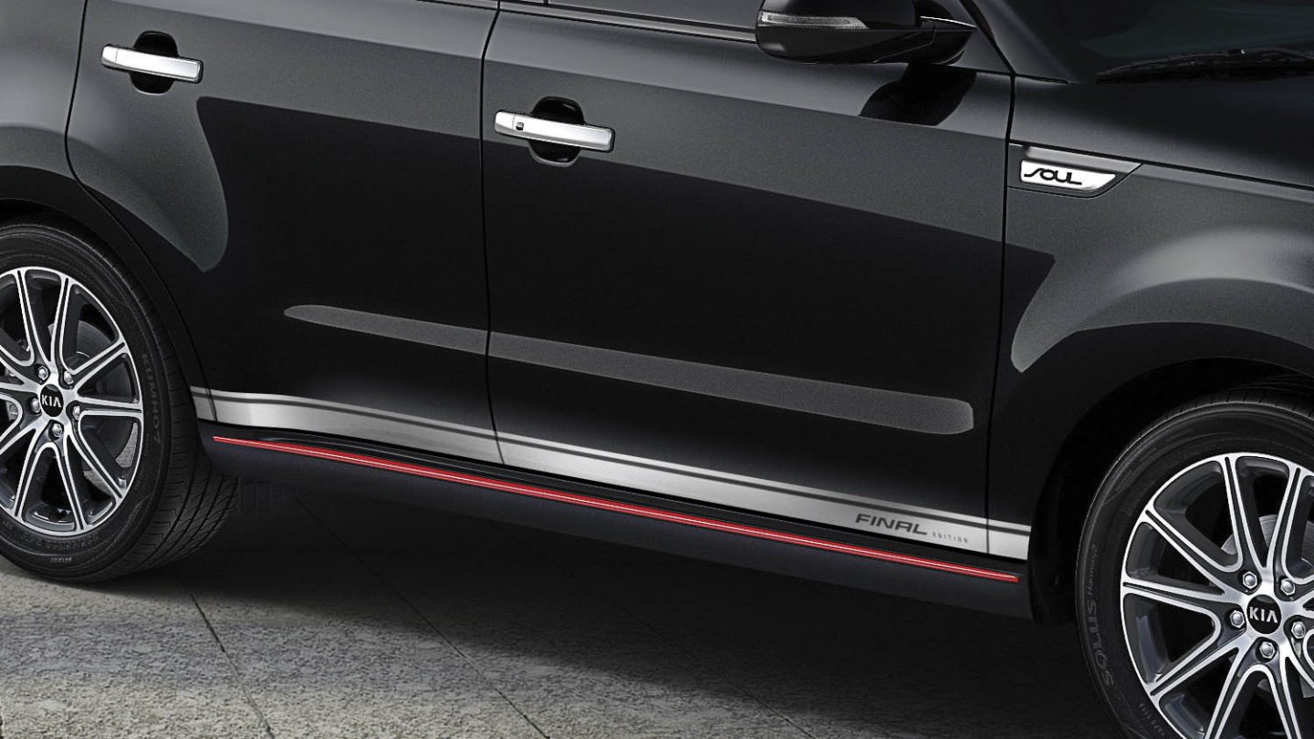 Merkmal der Final Edition: Aufkleber an den Flanken.