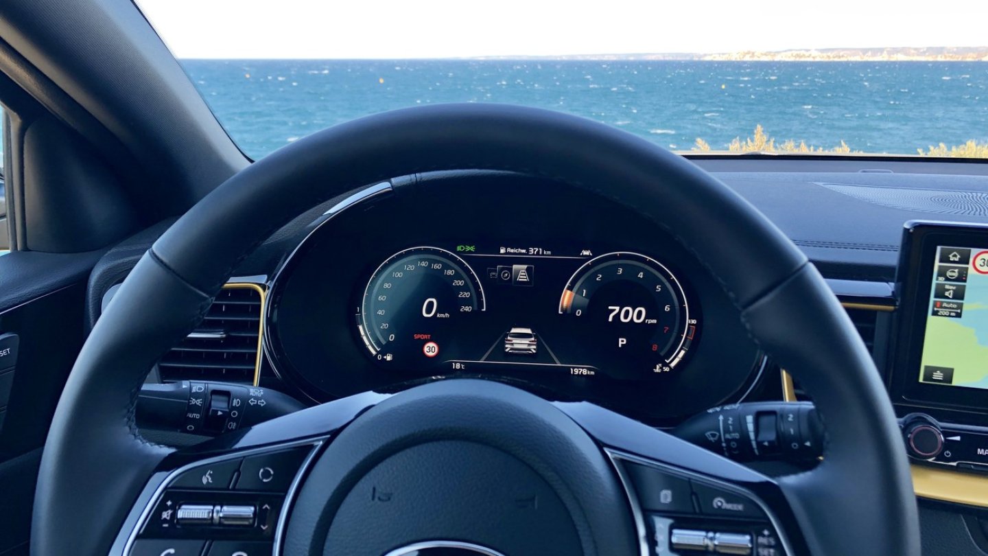 Der XCeed ist der erste Kia mit digitalen Instrumenten.