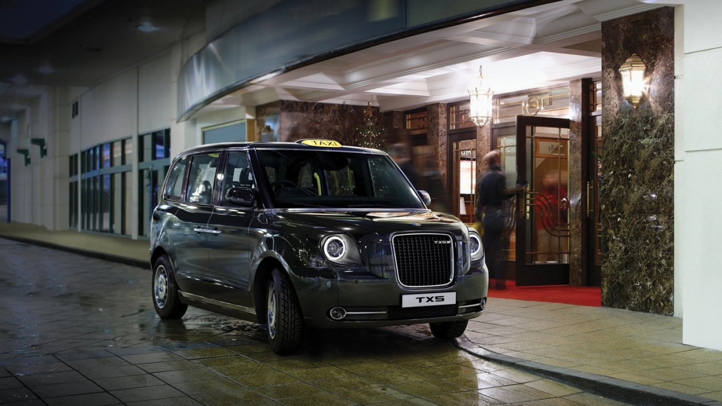 London Taxi TX5 mit Elektroantrieb