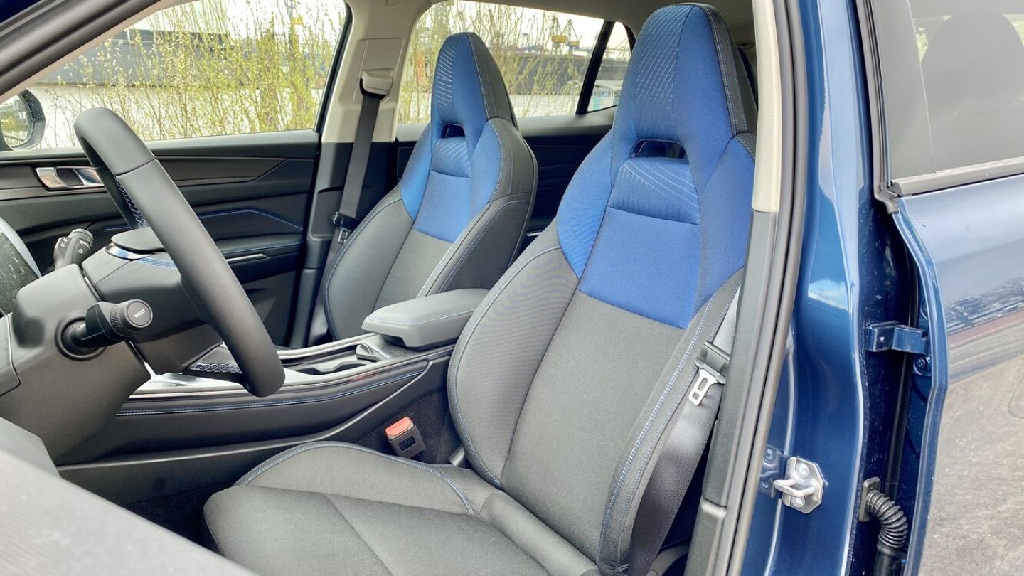 Die Sizbezüge bestehen aus Recycling-Material.