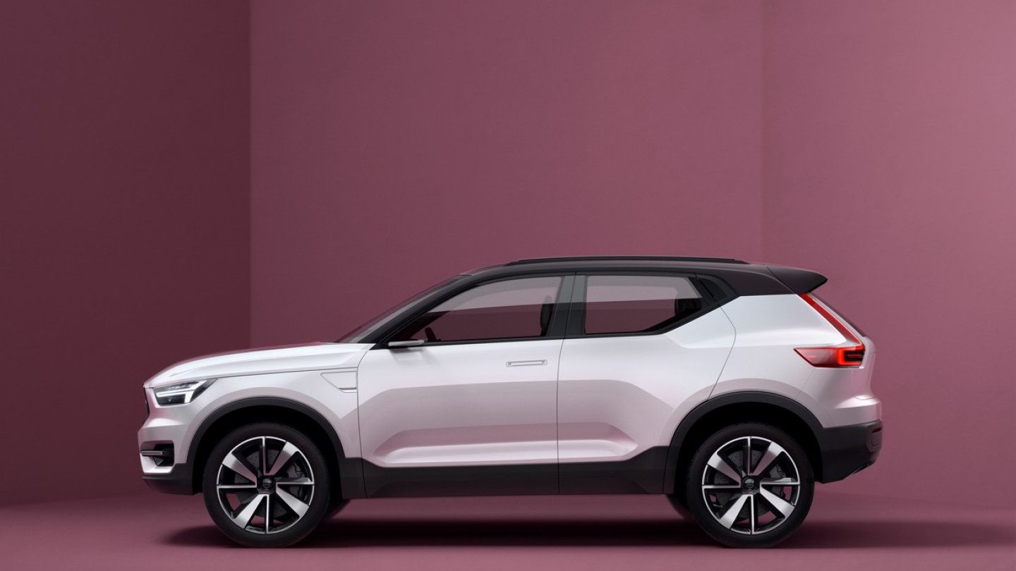 Die neue Plattform wird auch den kommenden Volvo XC40 tragen. Hier das Konzeptauto.