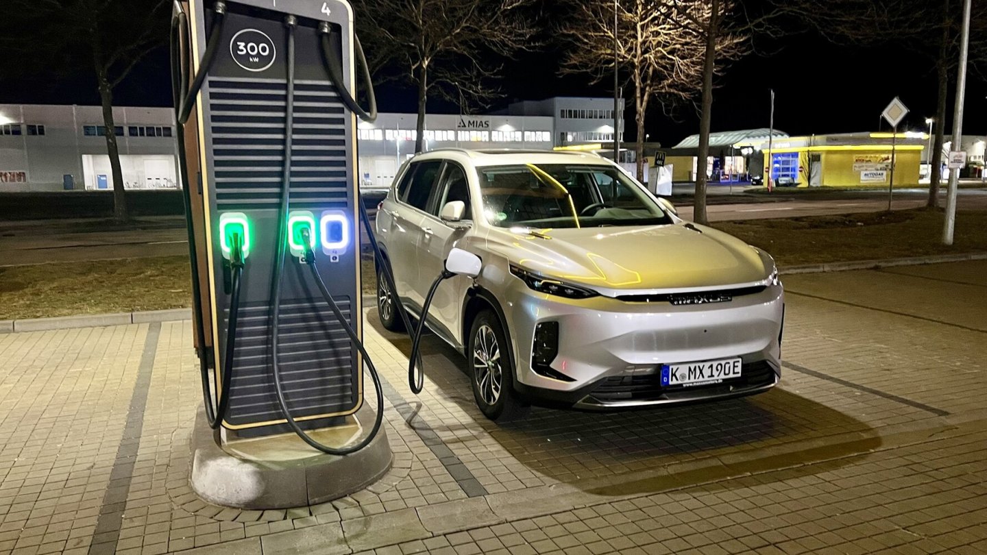 Schnelles Laden gehört nicht zu den Kernkompetenzen des Maxus Euinq 6.