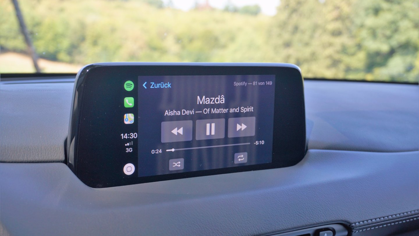 Apple CarPlay und Android Auto sind neu bei Mazda.