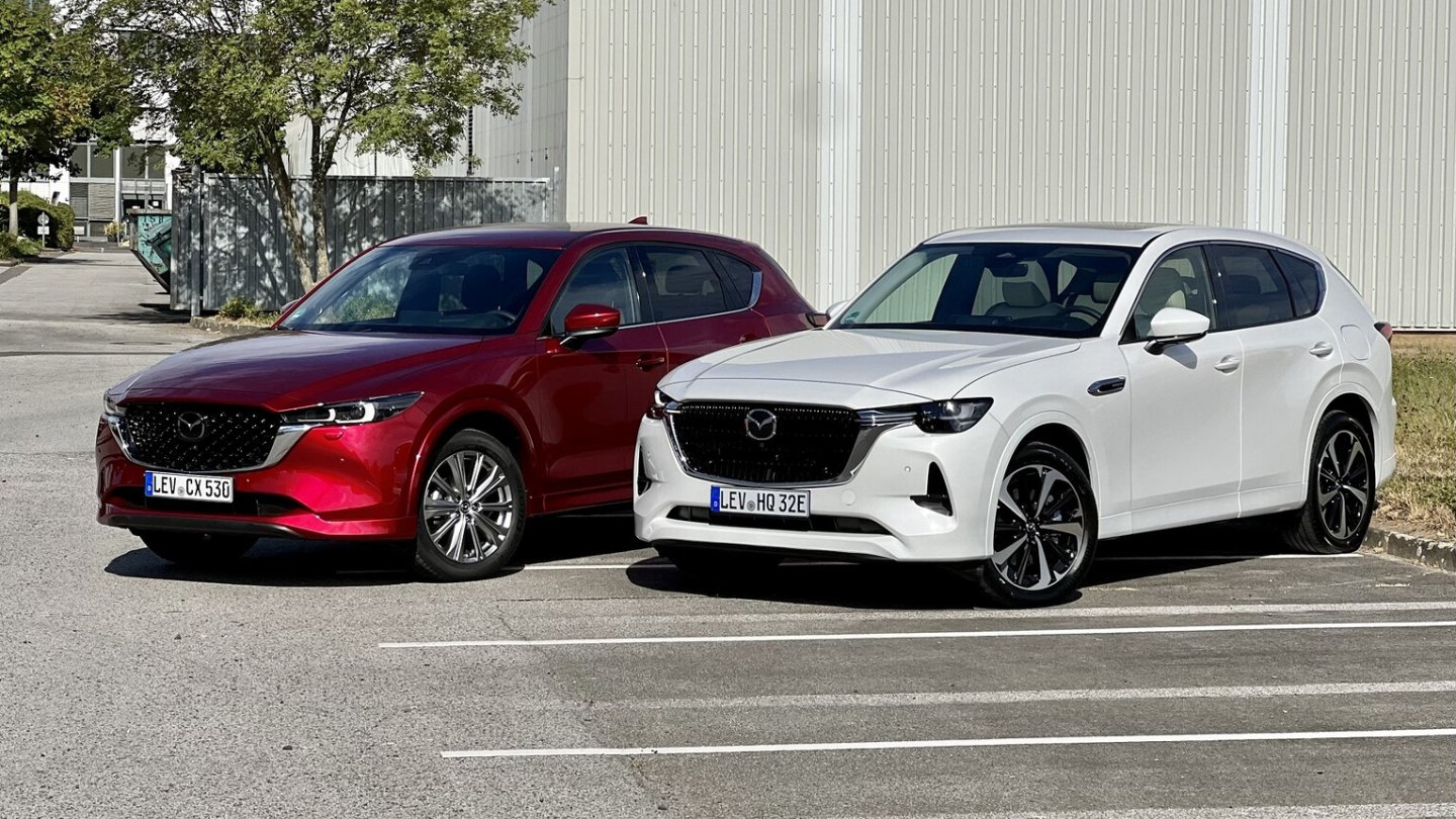 Die neue Farbe Rhodium White gibt es optional nur beim CX-60.