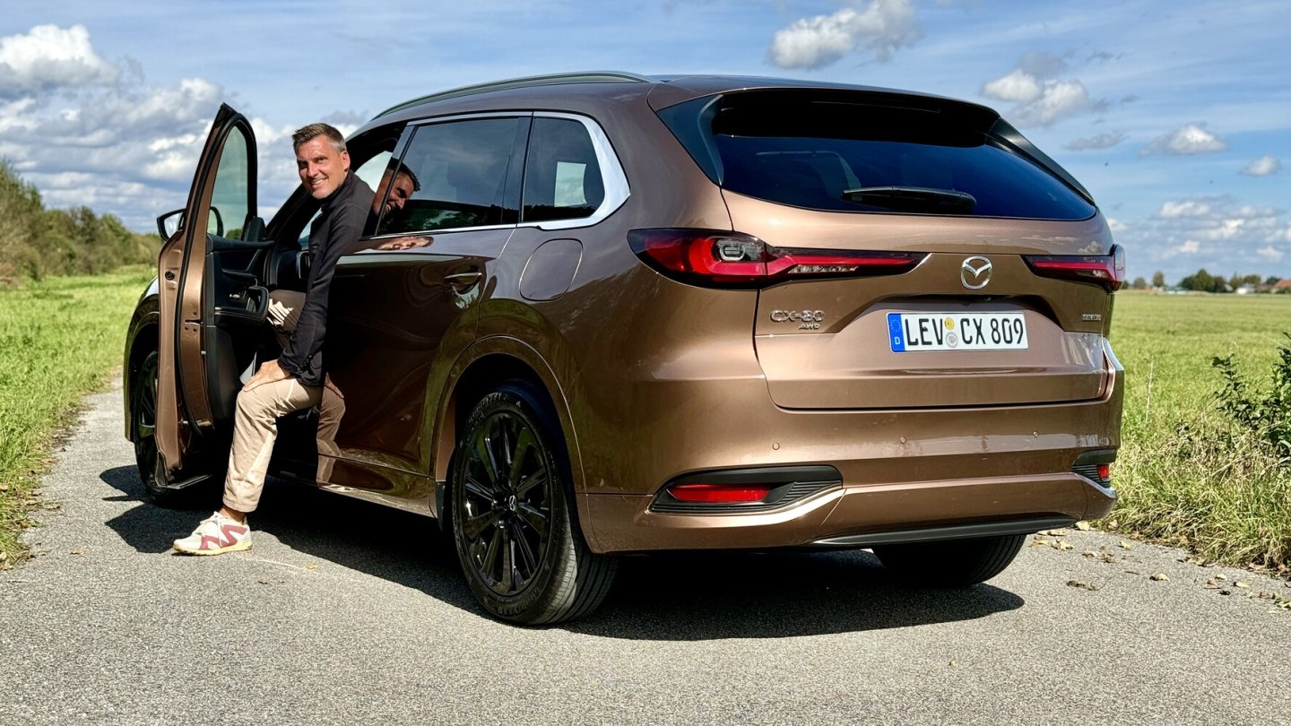 Mazda plant, in diesem Jahr noch 1.100 CX-80 zu verkaufen. 2025 solles es 3.500 Autos werden.