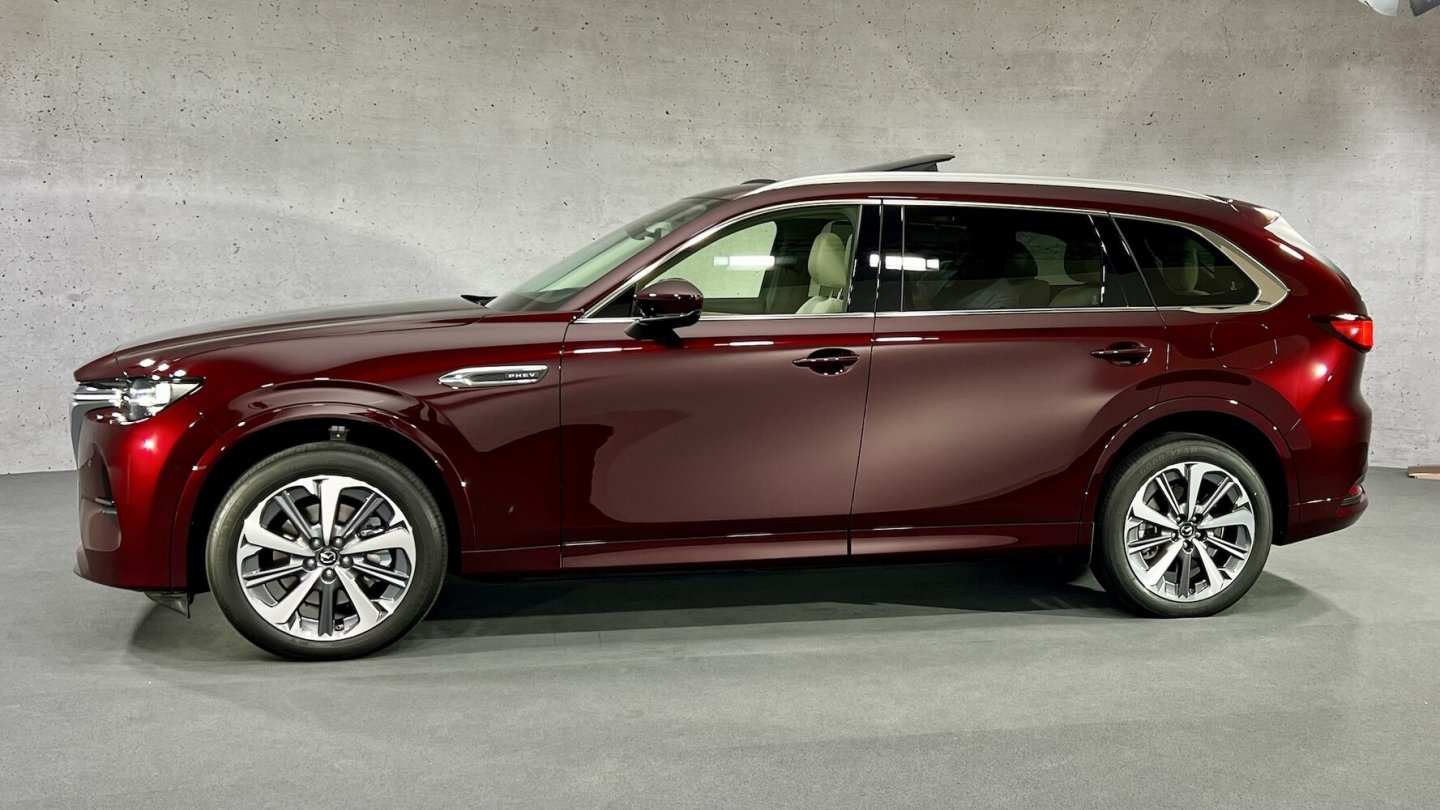 Im zweiten Halbjahr 2024 kommt der Mazda CX-80 auf den Markt.