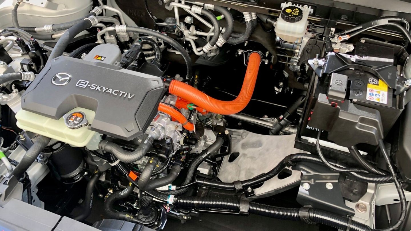 Der Elektroantrieb wirkt etwas verloren.