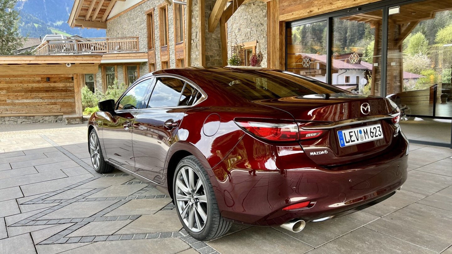 Die beiden Endrohre tragen etwas dick auf.