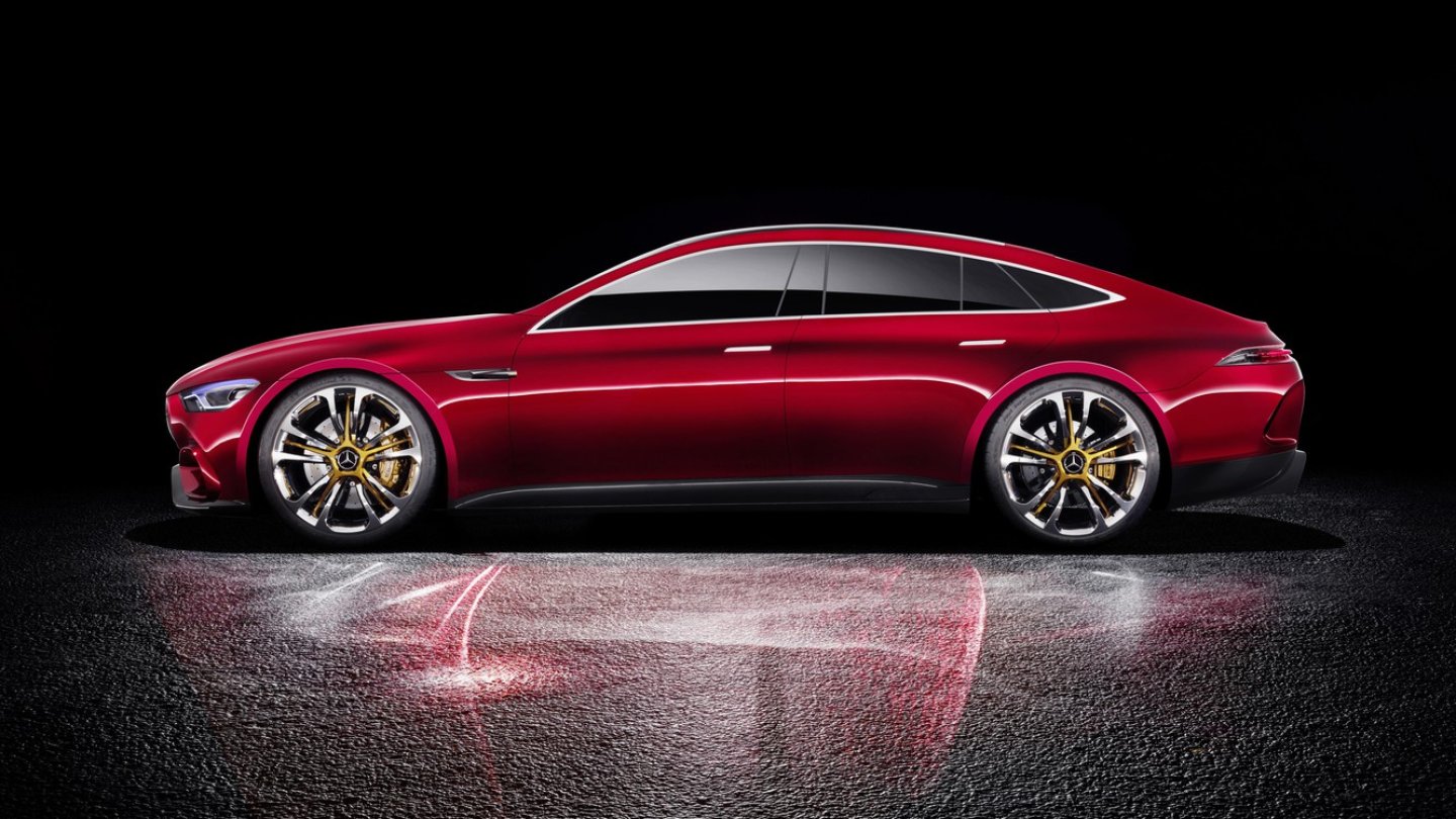 Soll den Audi RS7 schnupfen. Und wird auch den CLS ärgern: Der Familien-AMG GT.