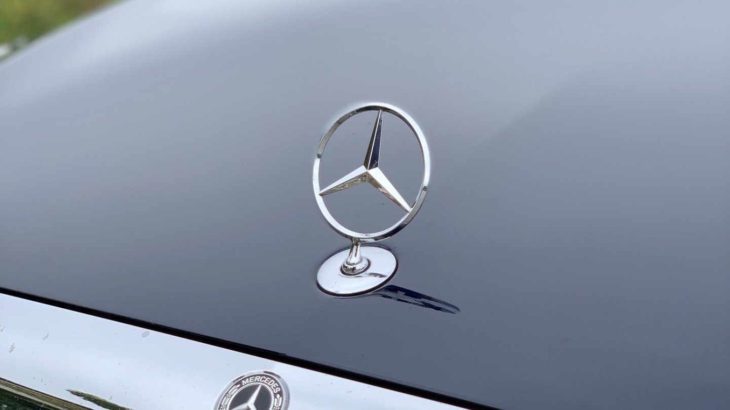 Der traditionelle Stern auf der Motorhaube passt gut zur E-Klasse.