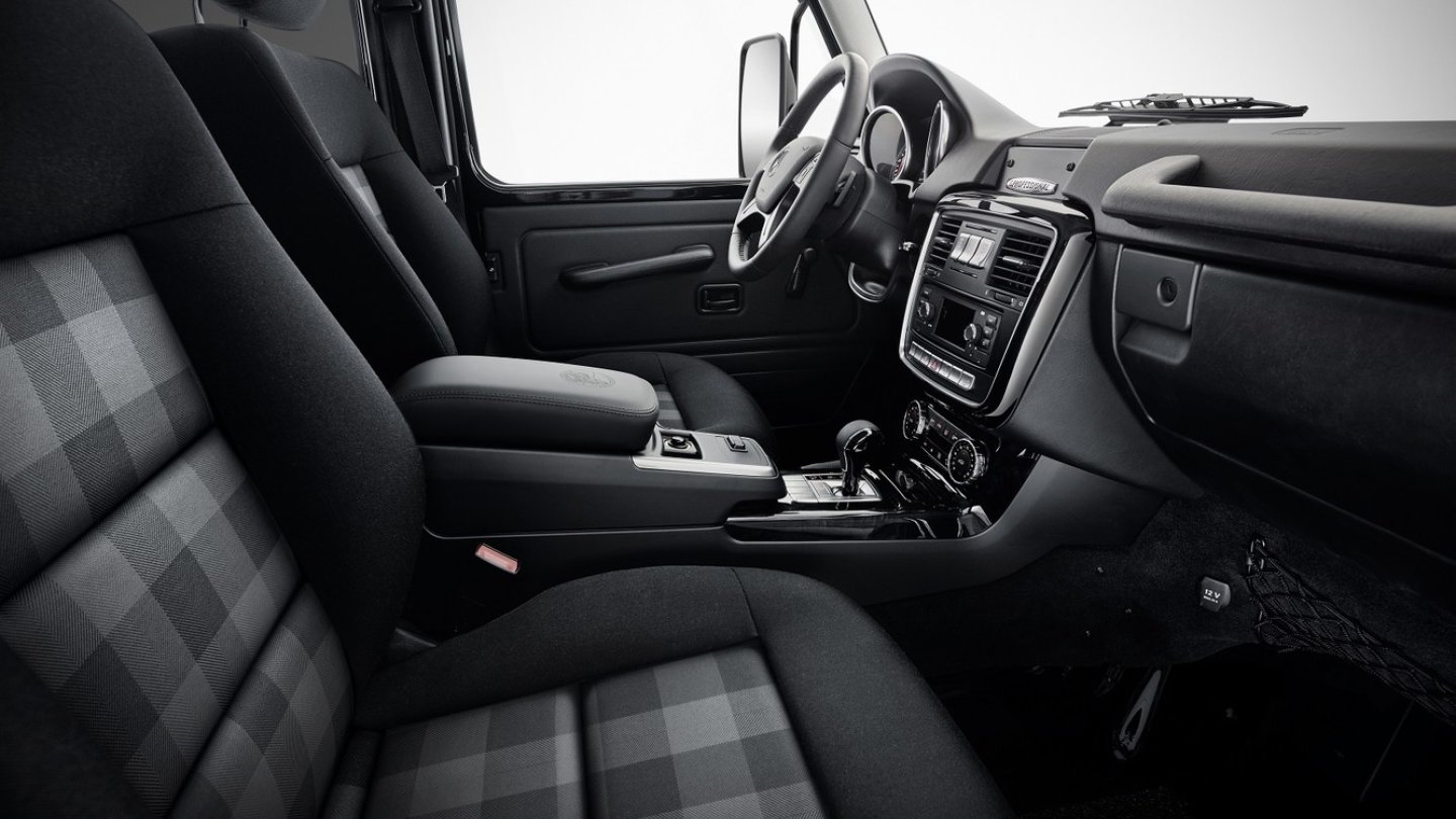 Das Professional-Modell mit Stoffsitzen und ohne großes Display.