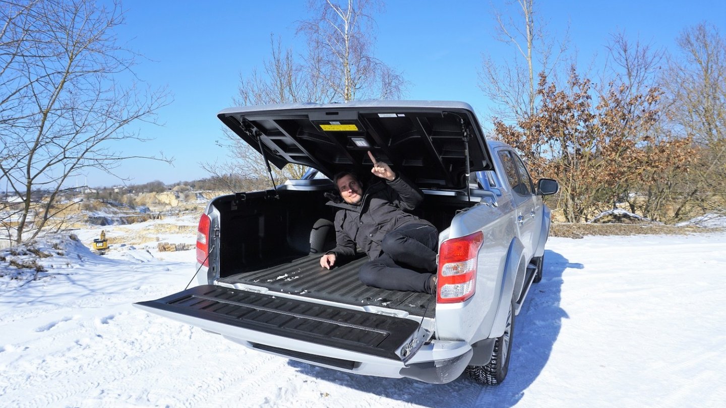 Die Ladefläche des L200 mit Doppelkabine ist 1,52 Meter lang.