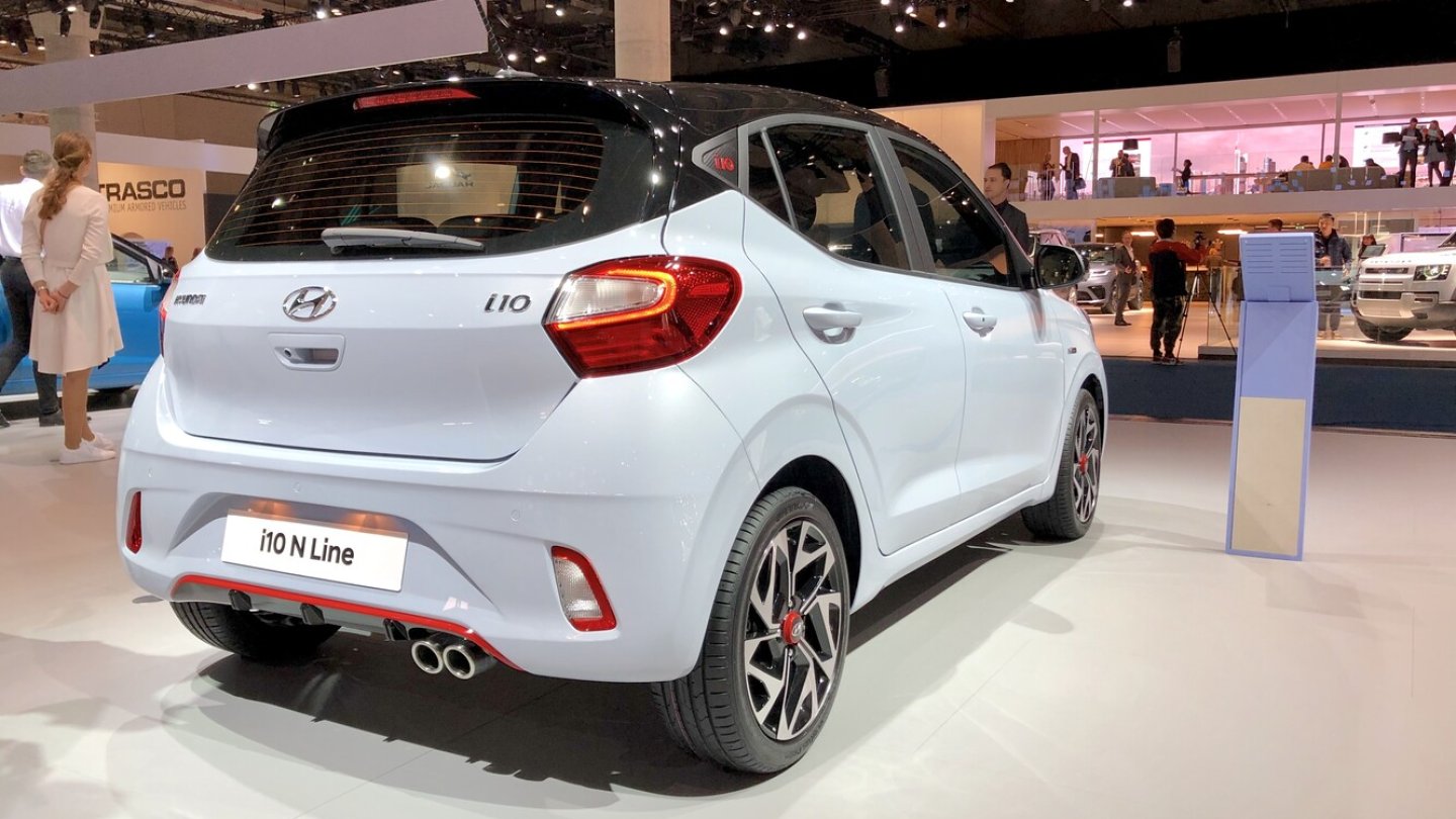 Auf der IAA stand der Hyundai i10 auch als N Line.