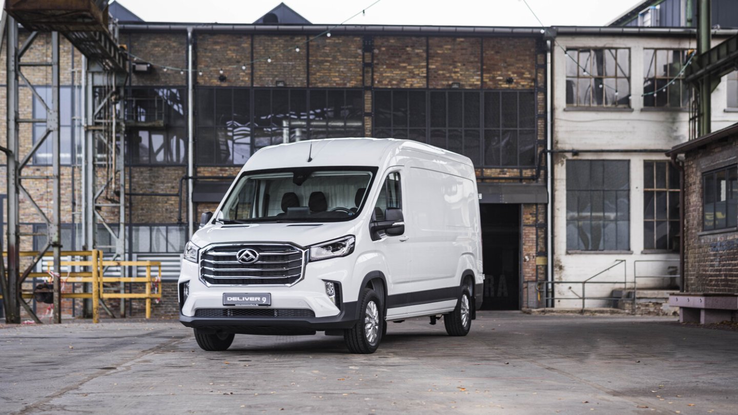 Der Maxus Deliver 9 wird von einem Dieselmotor angetrieben.
