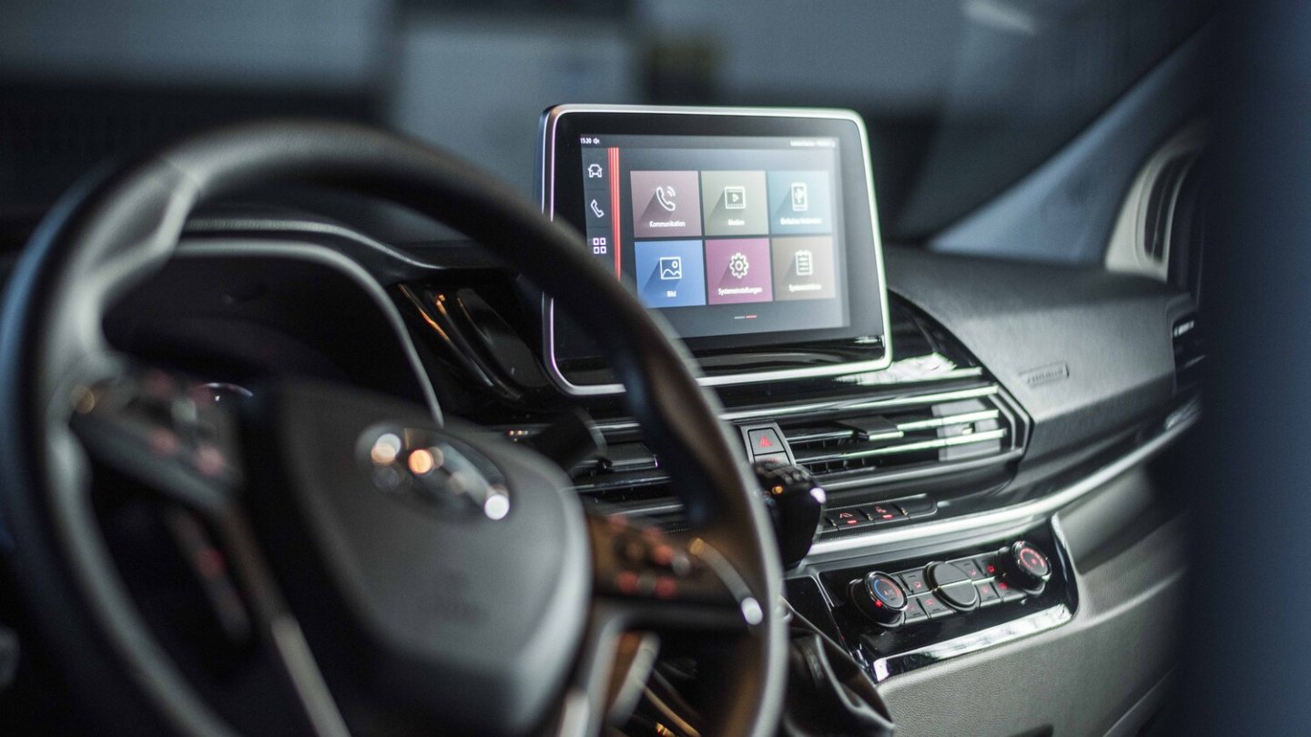 10-Zoll-Display im Deliver 9 Luxury.