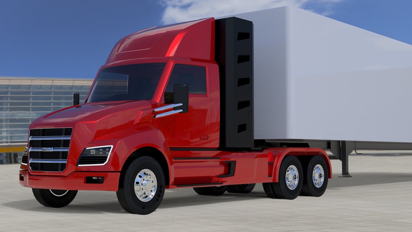 Der kleinere Nikola One würde im US-Straßenbild kaum auffallen.