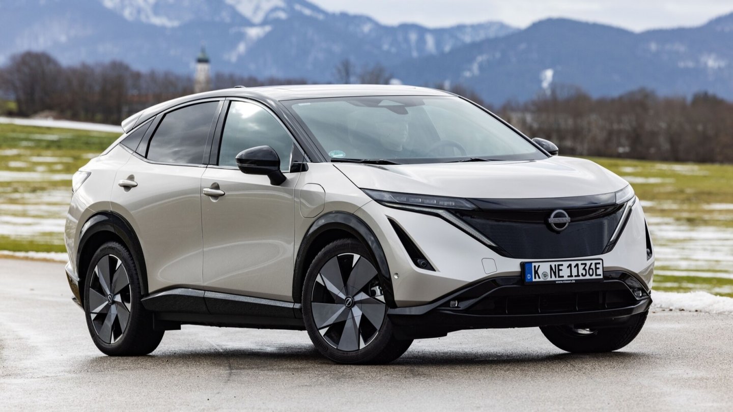 Adaptive Dämpfer gibt es für den Nissan Ariya nicht. Foto: Wolfgang Groeger-Meier