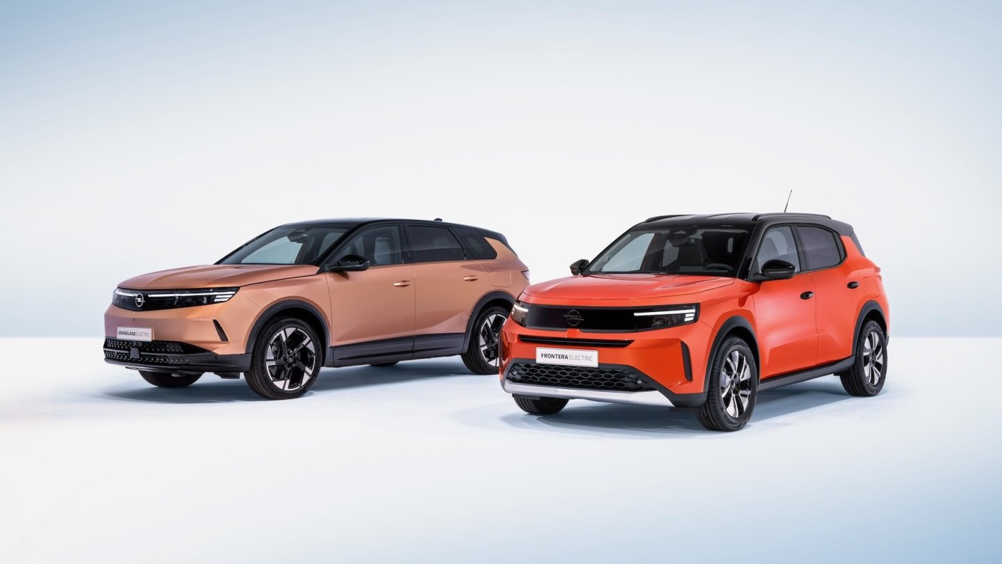 Neues SUV-Duo: Links der Grandland, rechts der Frontera.