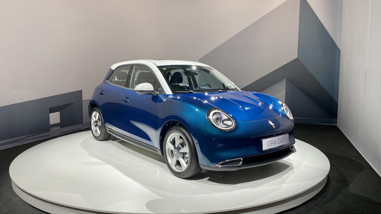 Den Ora Cat wird es in drei Ausstattungslinien geben.