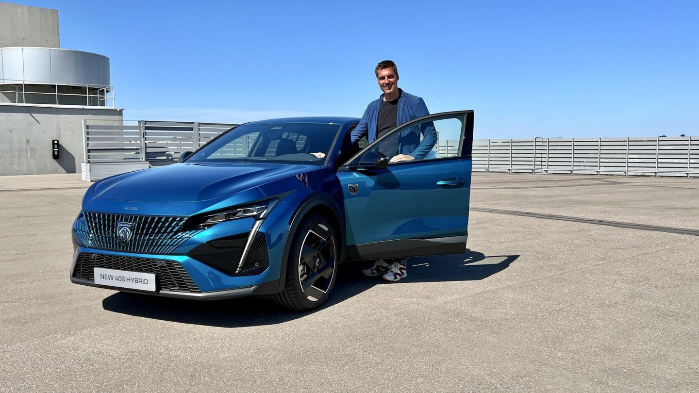 Wir durften schon einsteigen.