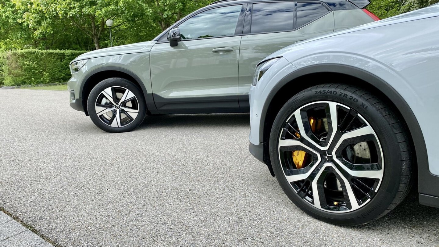Der Polestar 2 wird in China gebaut, der elektrische Volvo XC40 kommt aus Belgien.