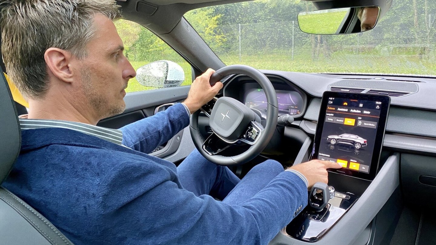 Alles ist schnell eingestellt, dann beginnt der Fahrspaß.