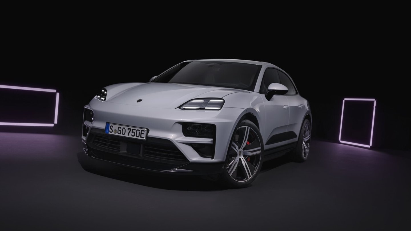 Erstmals kann man für den Porsche Macan auch eine Hinterachslenkung bestellen.