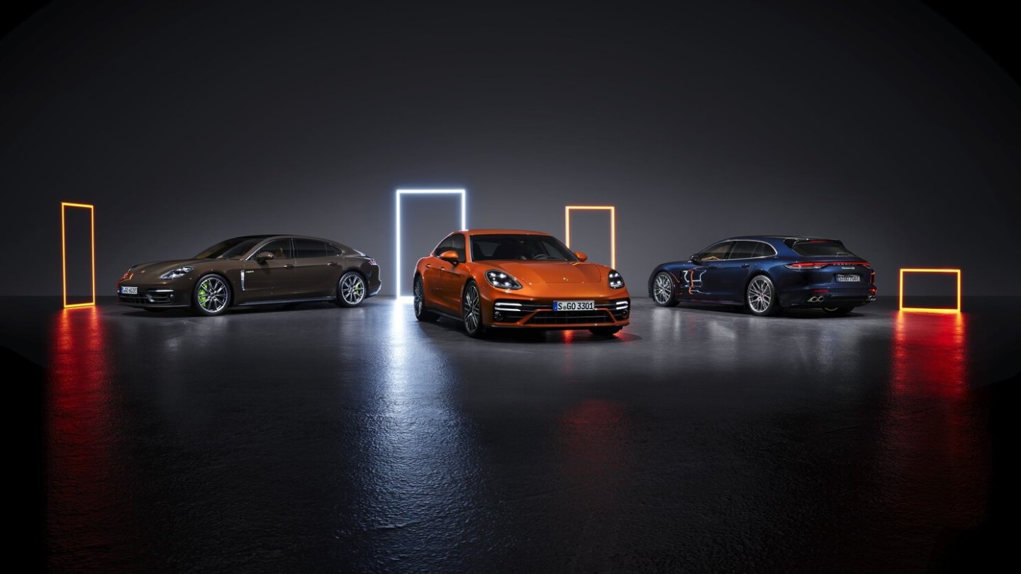 Den Porsche Panamera gibt es weiterhin in drei Karosserievariante.