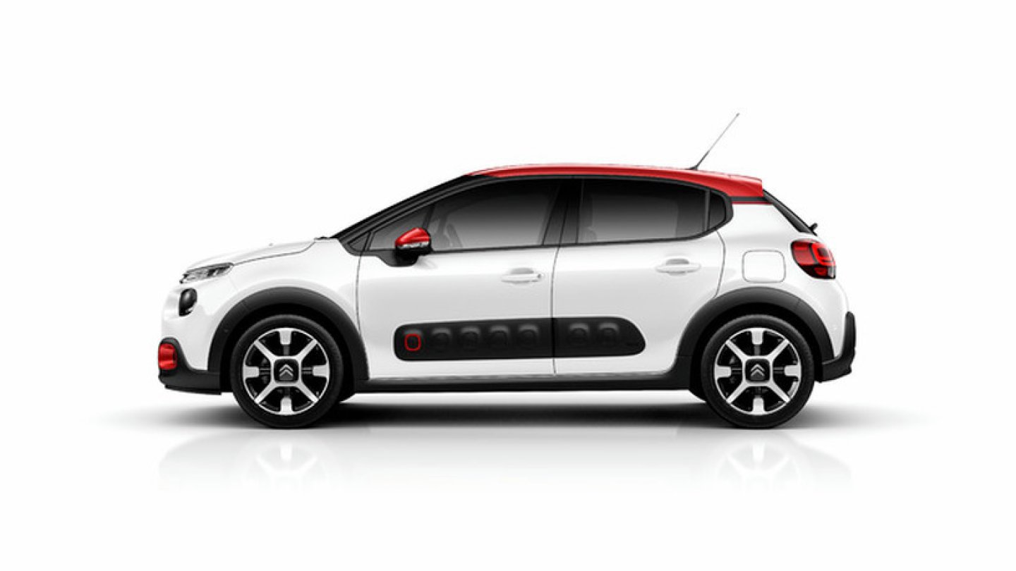 Das Profil zeigt es: Der neue C3 ist deutlich flacher. Die Airbumps sind gut interpretiert.