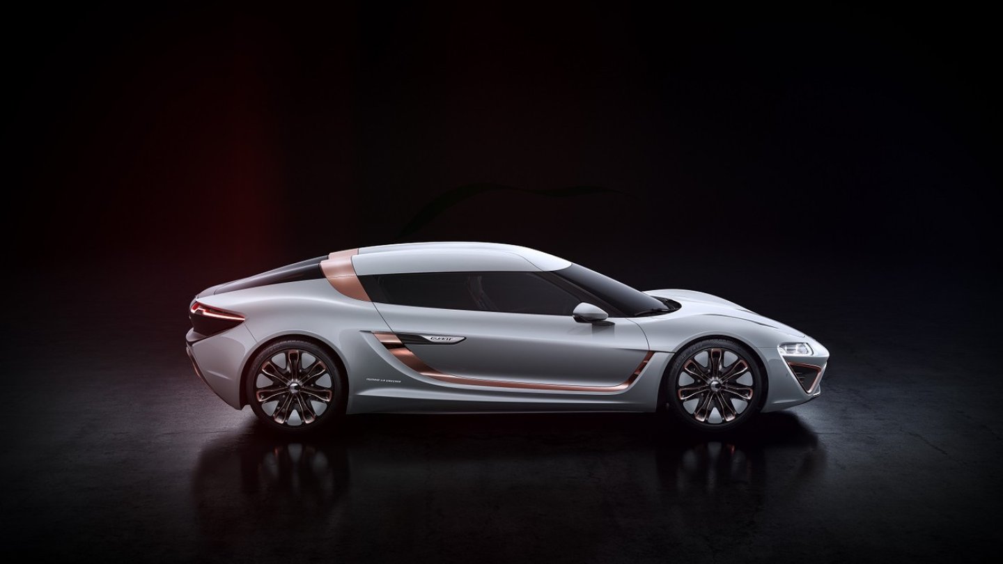 Auch diese Elektroauto-Studie ist groß. Diesmal nicht wegen der Batterien, sondern wegen der Tanks.