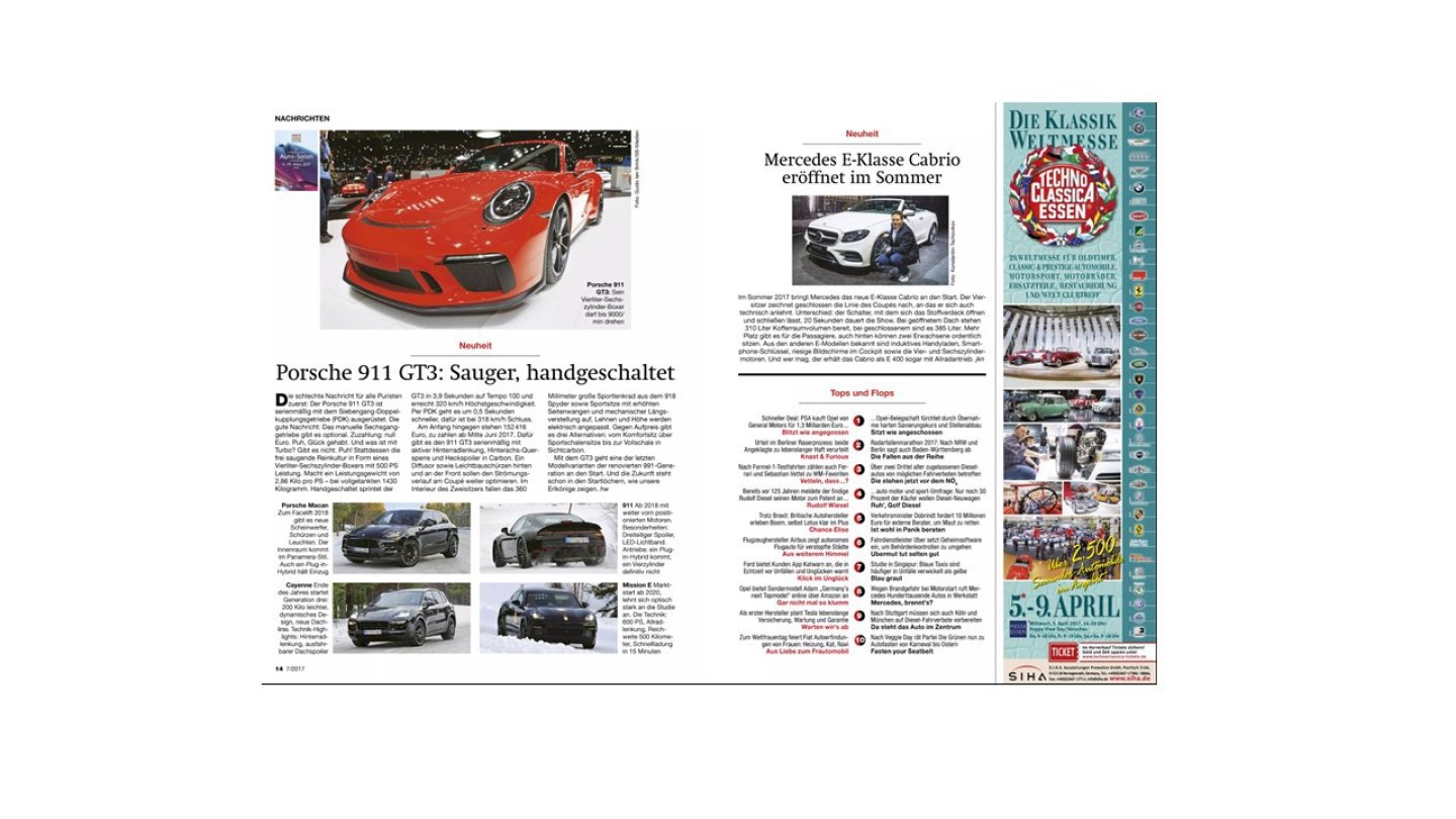 Gewohntes Lesevergnügen - nur digital statt auf Papier.