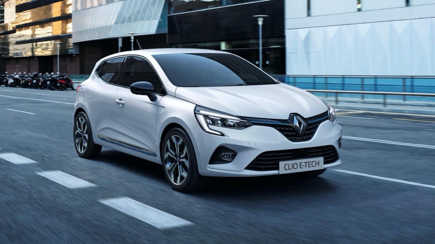 Der Renault Clio E-Tech mit Hybridantrieb.