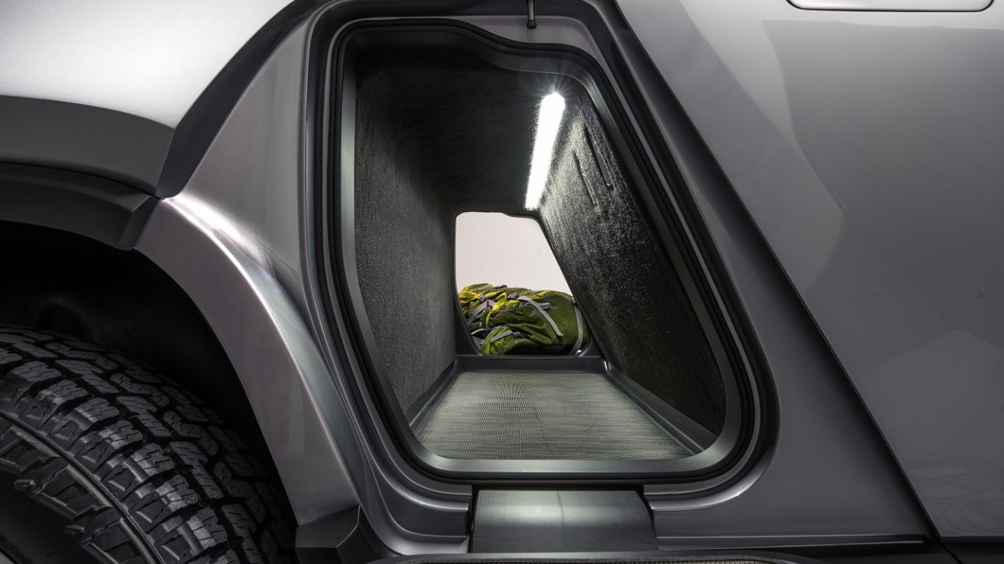 Der Elektroantrieb macht Laderäume wie diesen möglich.