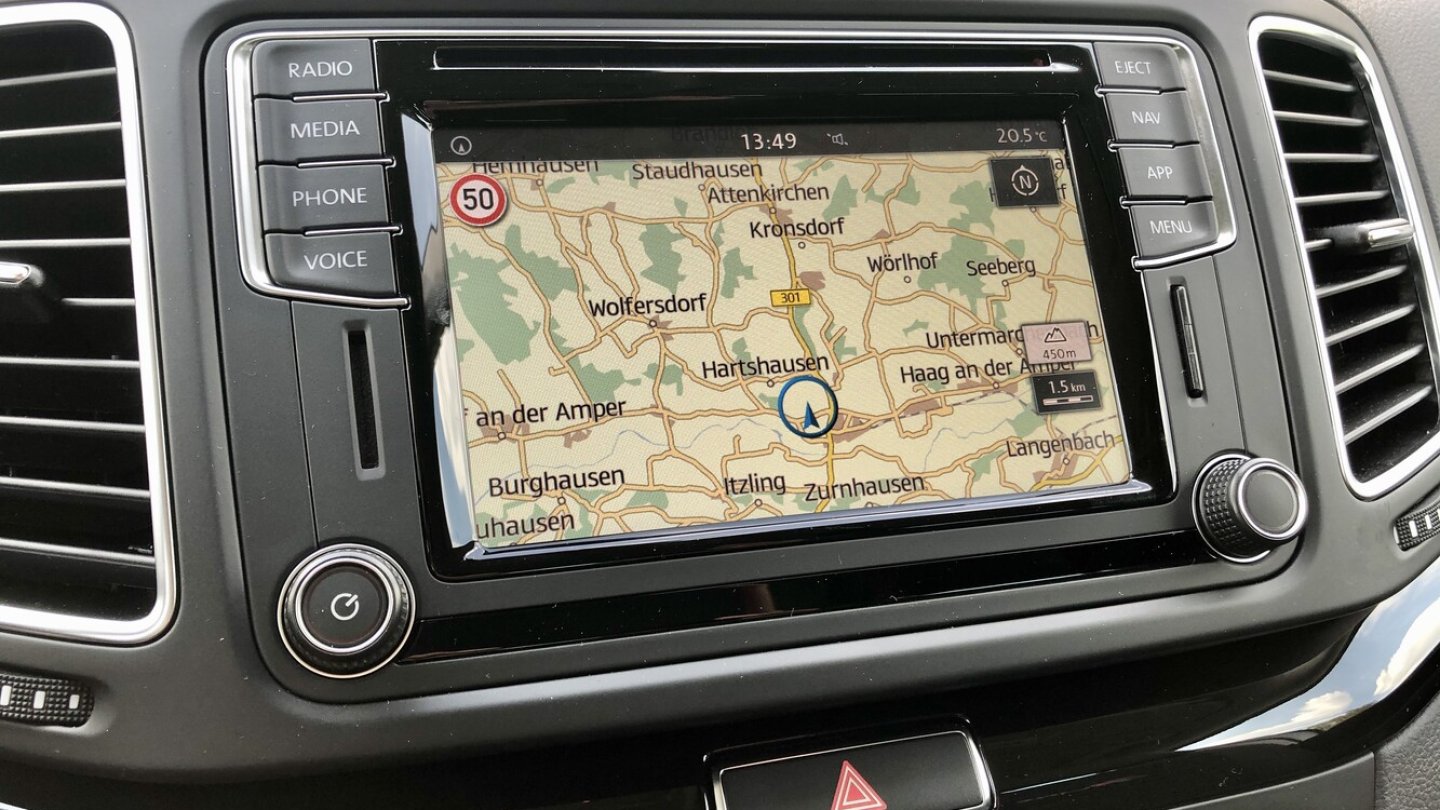 Mit Alhambra und Sharan wird auch dieses Navigationsgerät aussterben.