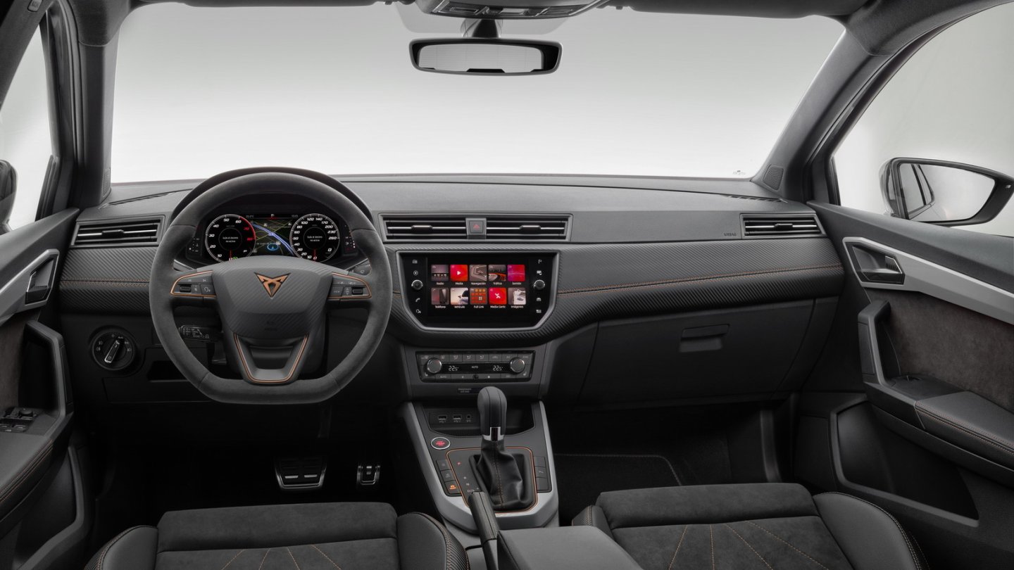 Auch die Studie des Cupra Ibiza zeigt bereits die digitalen Instrumente.