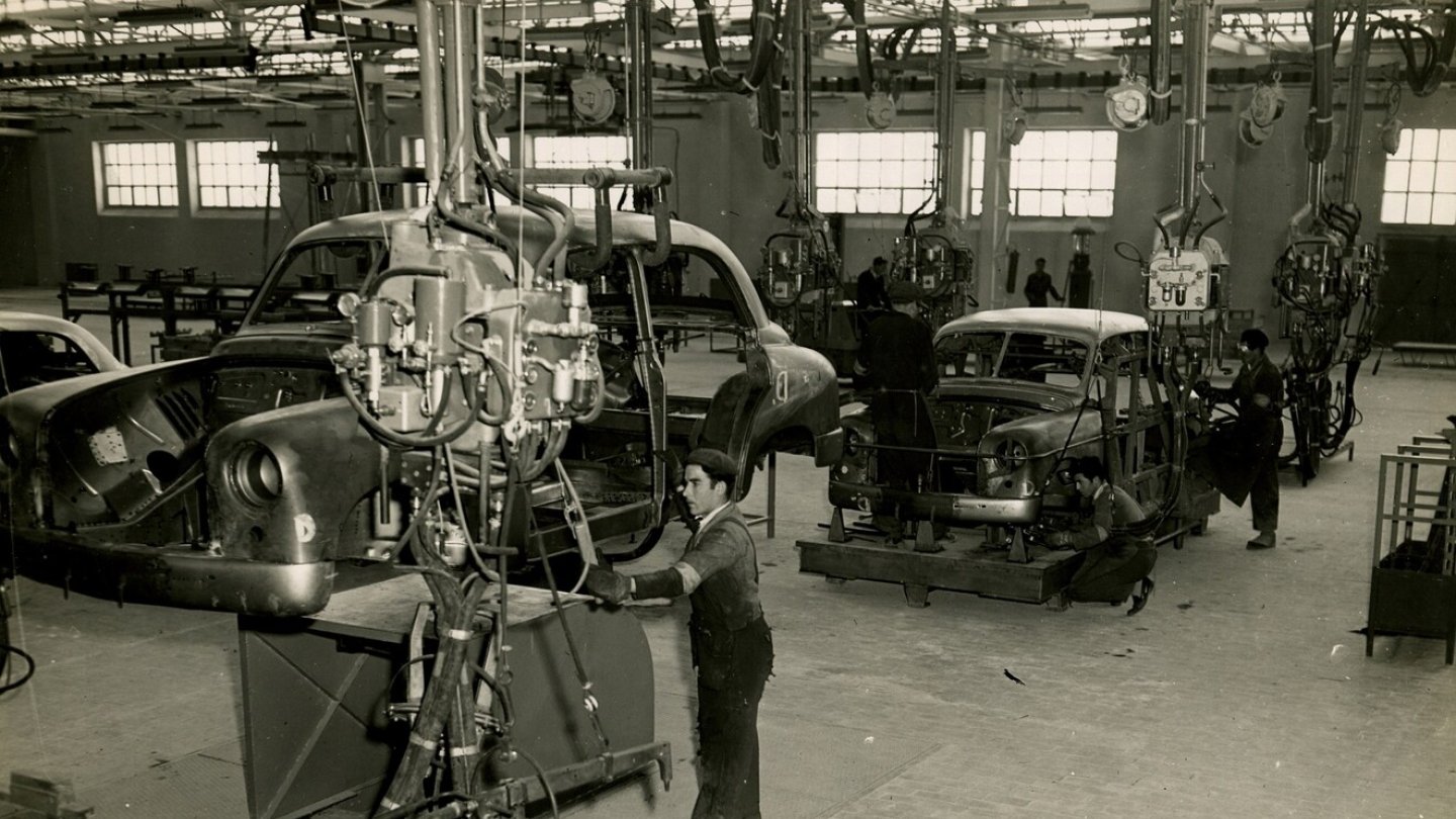 Die Produktion des Seat 1400.